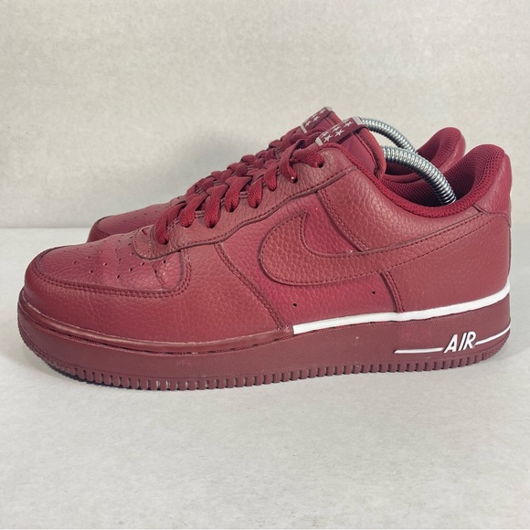 Nike Air Force 1 Low Team Red Sneakers Shoes AA4083-600; Men’s Sz 9 — Excellent! - Picture 3 of 15